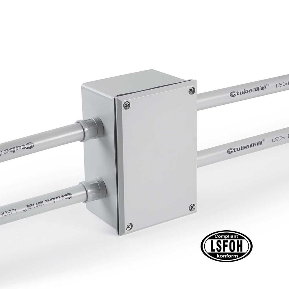 Low-Smoke Halogen-Free Electrical Adaptable Box 1 LSZH adaptable box