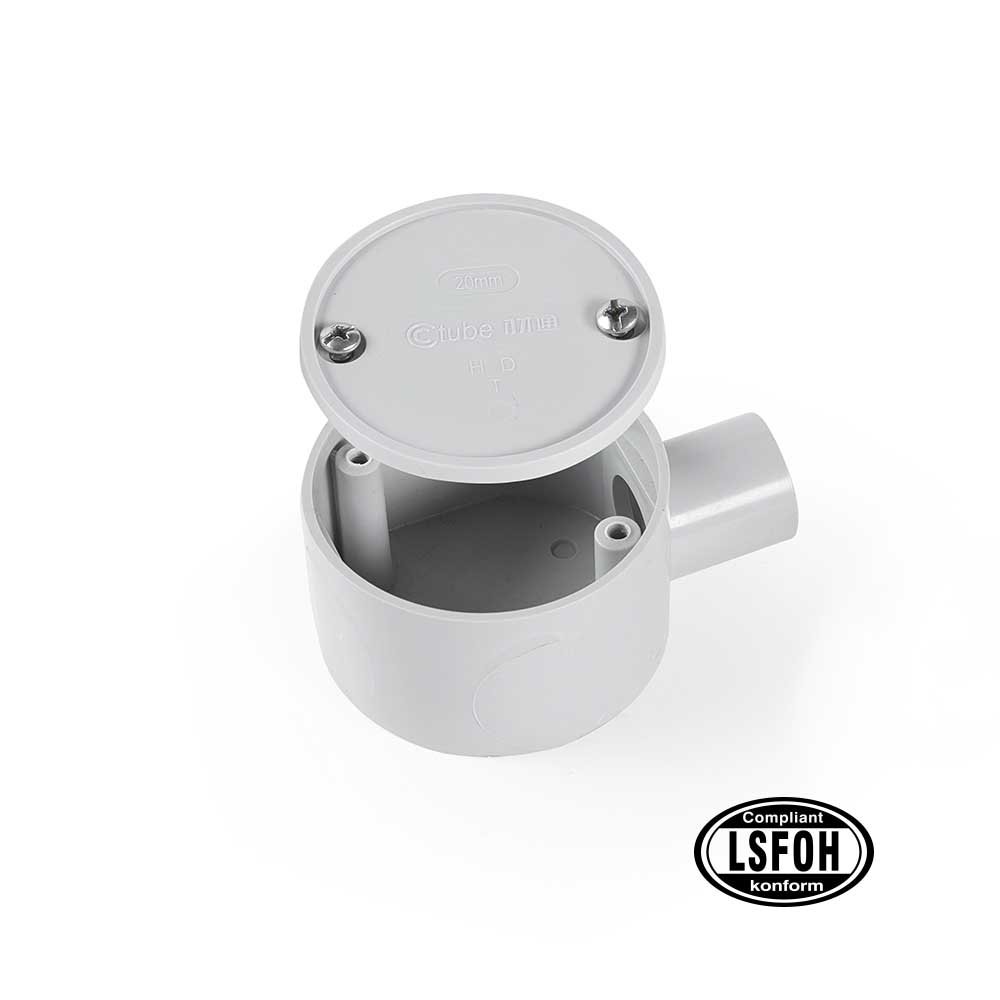 Low-Smoke Halogen-Free Electrical Conduit Junction Box 1 LSZH junction box