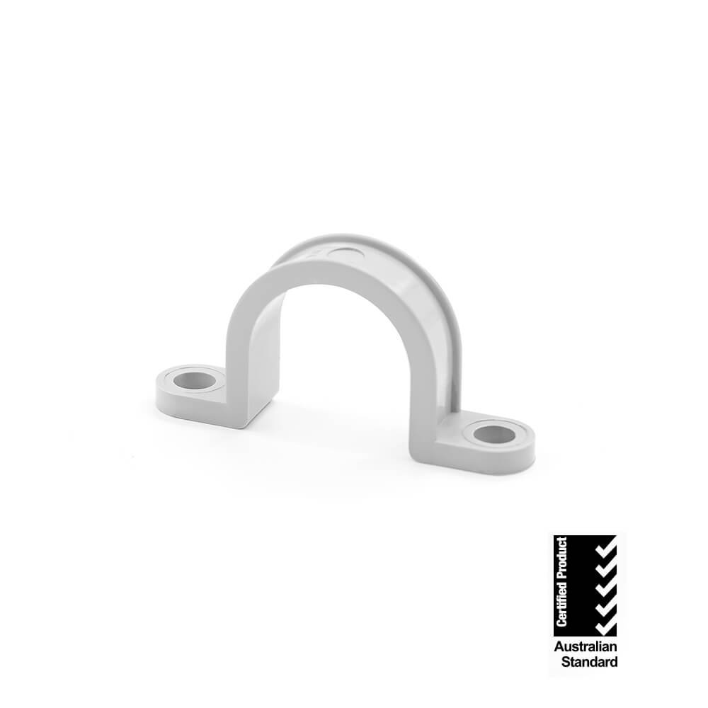 AS/NZS 2053 Standard Saddle Shape Pipe Clamps Grey 1 Saddle Shape Pipe Clamps