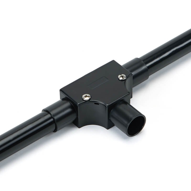 AS/NZS 2053 Standard Tee Fittings Connector Black 2 black tee fittings