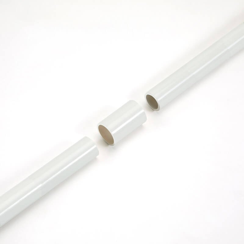 AS/NZS 2053 Standard Conduit Connector Coupling White 2 conduit coupling white connector