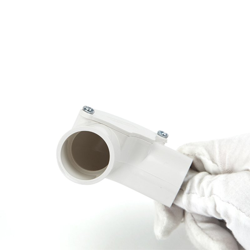 Low-Smoke Halogen-Free Electrical Conduit Elbow 3 elbow white showing