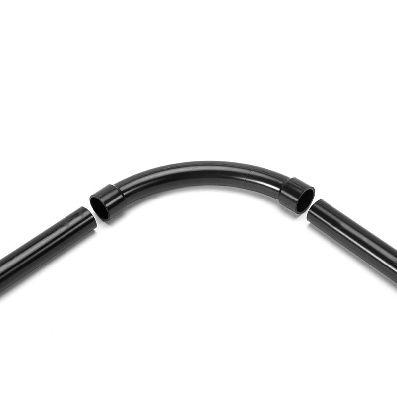 AS/NZS 2053 Standard Sweep Bend Black 2 sweep bend connect black