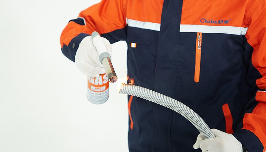 PVC flexible conduit flame test