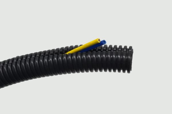 PVC Split Corrugated Conduit Black PVC Split Corrugated Conduit Black