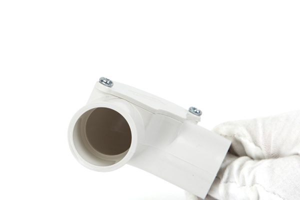 elbow white showing