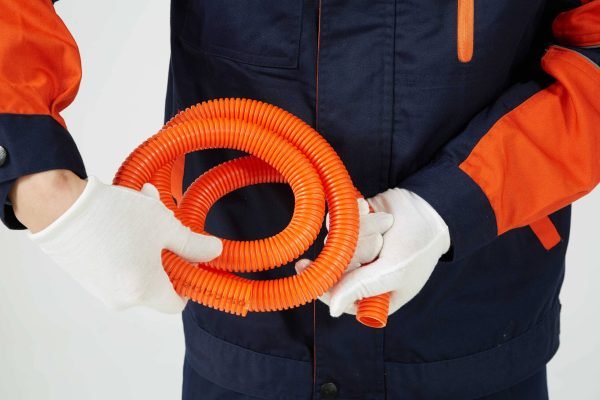 orange corruagated conduit features orange corruagated conduit features